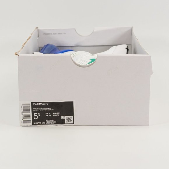 Nike Women's Air Max 270 'White Lapis' AH6789-109 Multi Size 6 - 9 - Picture 16 of 16